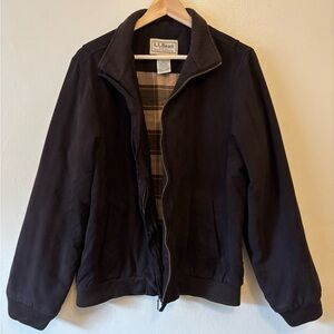 L.L. Bean Brown Lightweight Bomber Jacket